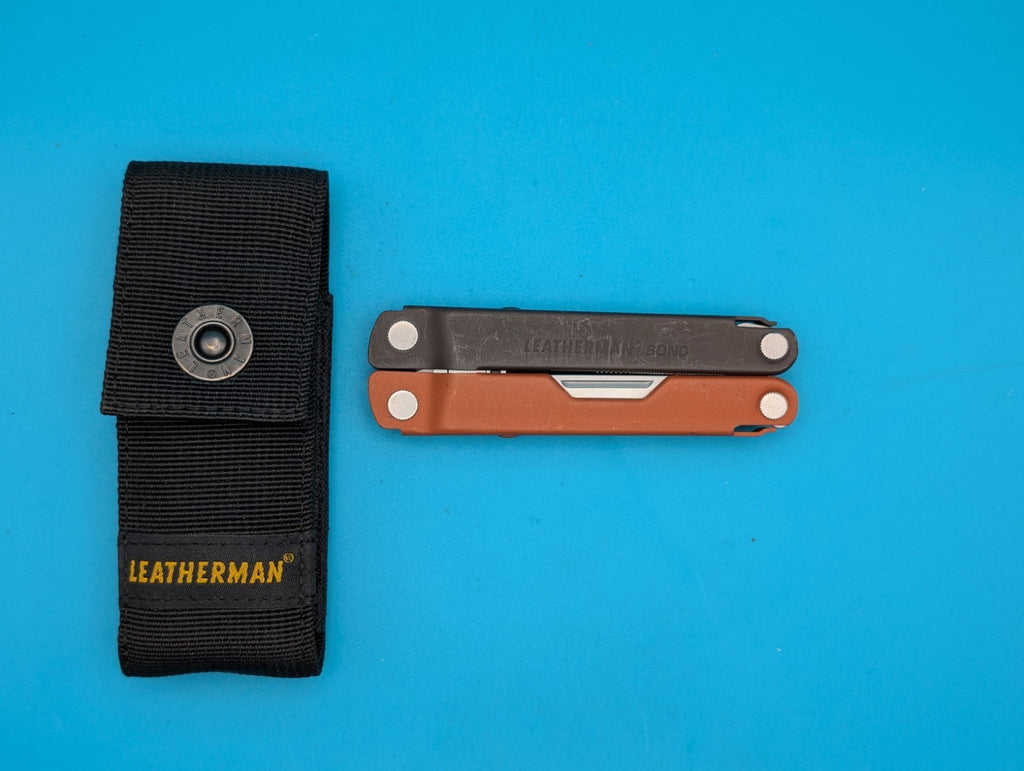 LEATHERMAN Bond Multitool, Stainless Steel Everyday Tool! With Sheath!
