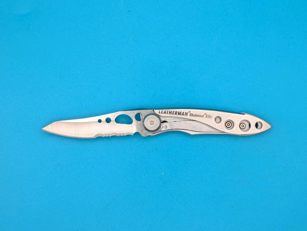 Leatherman Skeletool KBX Pocket Knife w/ Bottle Opener, SILVER!