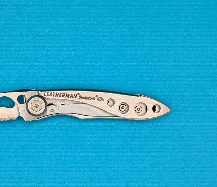 Leatherman Skeletool KBX Pocket Knife w/ Bottle Opener, SILVER!