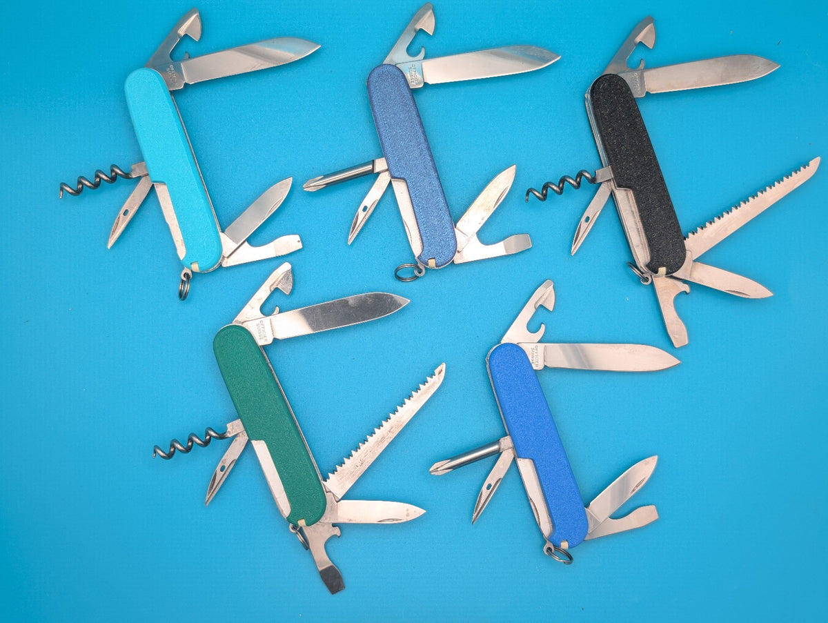 Custom Victorinox Variety Mix Swiss Army Knife Multi Tool! LOT OF 5!