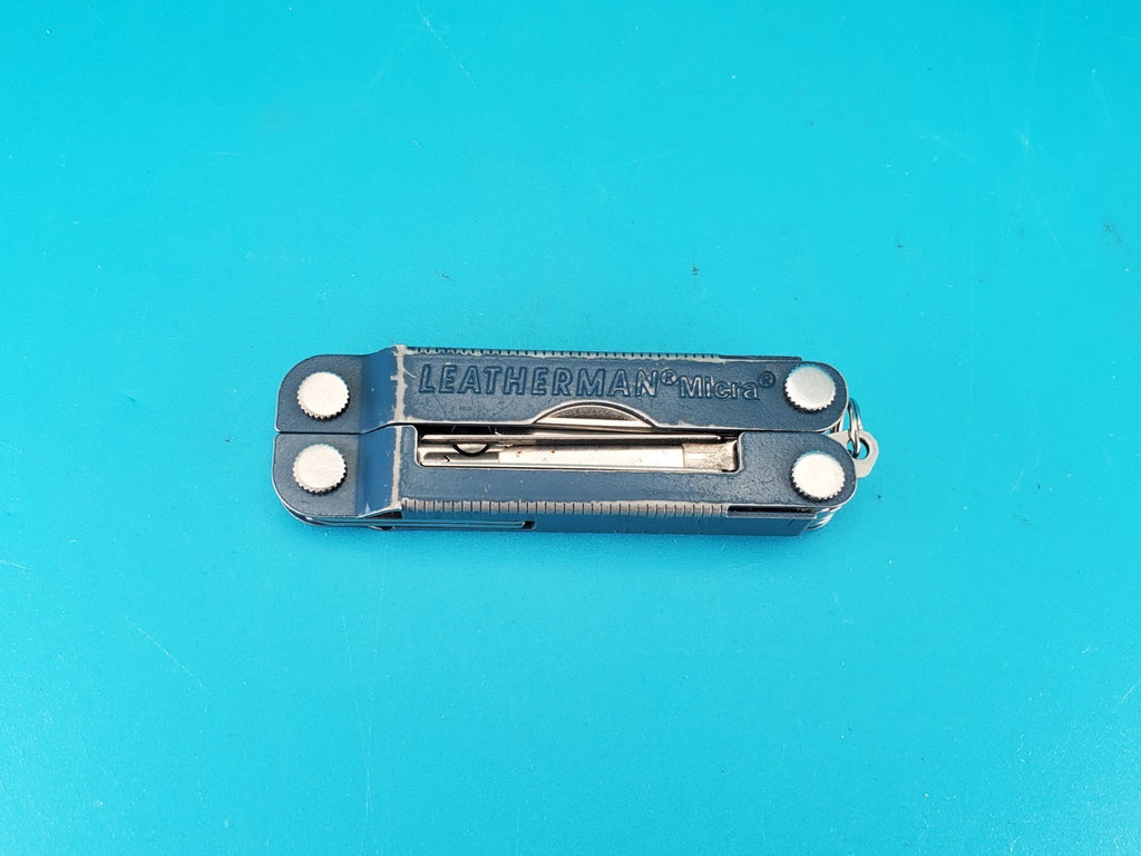 Leatherman Micra Multi-Tool, Knife, Scissors, Key Ring, Blue!