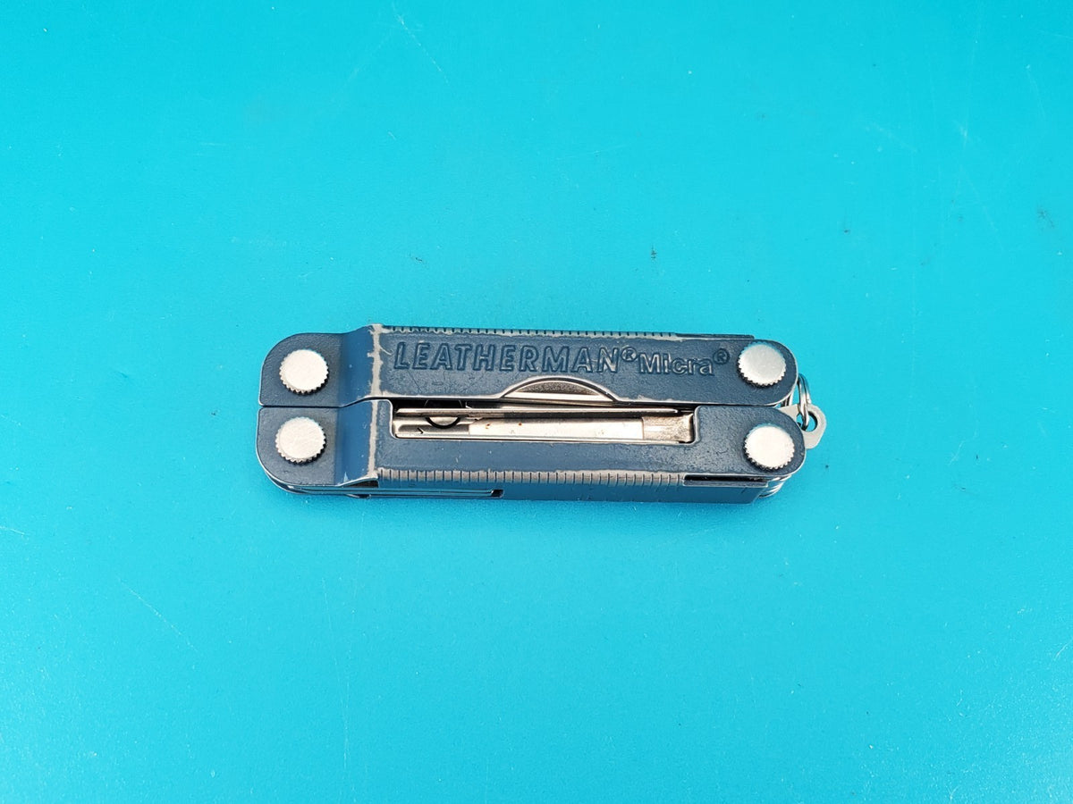Leatherman Micra Multi-Tool, Knife, Scissors, Key Ring, Blue!