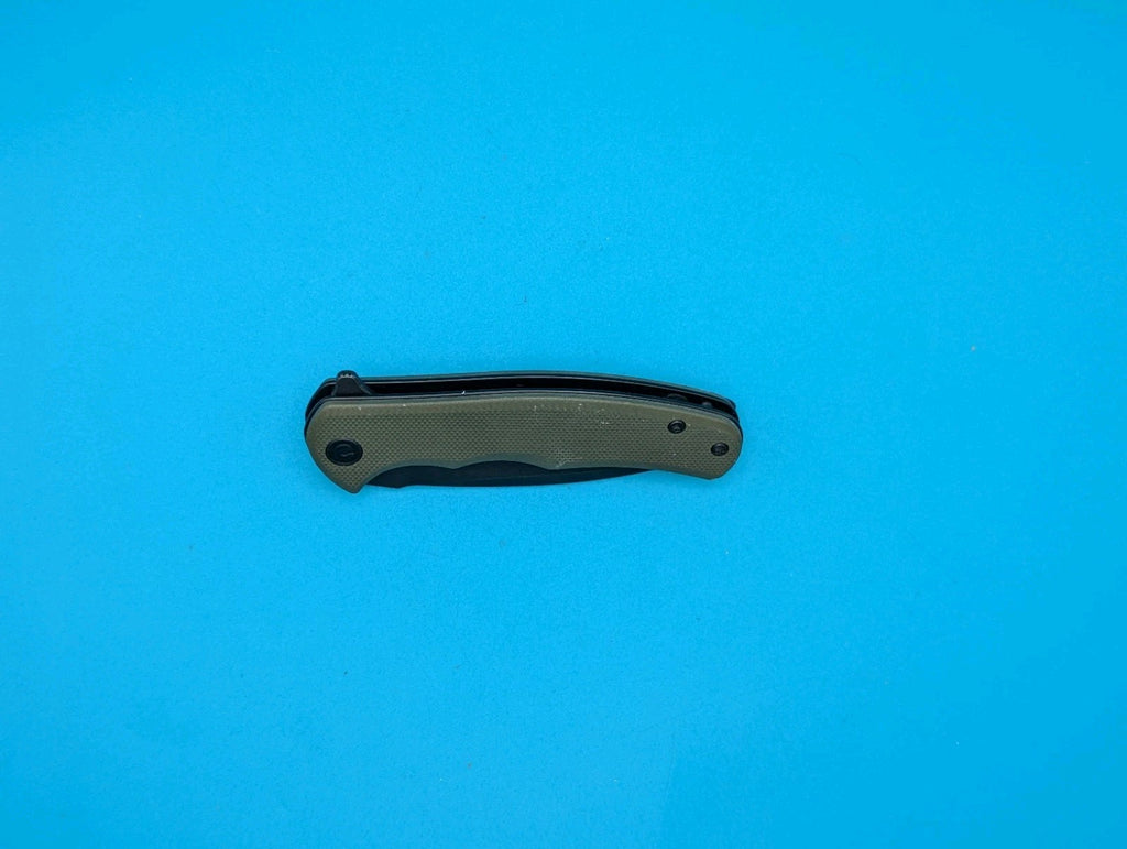 Civivi Mini Praxis Flipper Pocket Knife Liner Lock Plain Edge Blade! Olive Green