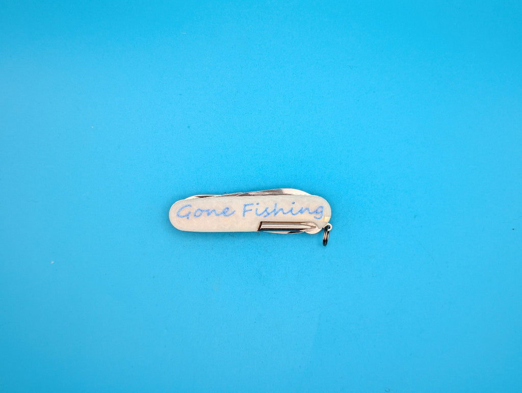 Custom Victorinox Super Tinker Glow in the Dark Swiss Army Knife Multi Tool!