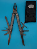 Leatherman BLAST Multi-Tool , Retired Multitool w/ Knife Pliers! BLACK OXIDE!