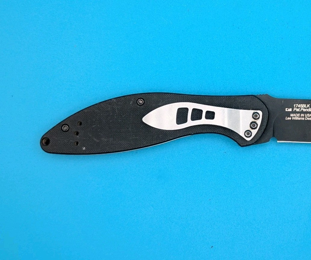 KERSHAW 1745BLK ENER-G2 BLACK LEE WILLIAMS DESIGN FLIPPER OPEN POCKET KNIFE!