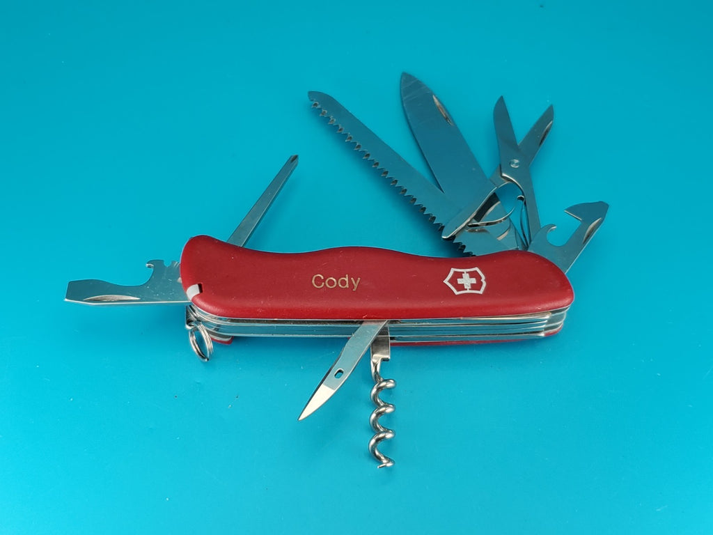 Victorinox Outrider Red Swiss Army Knife Multi Tool! Original Slide Lock! *CODY*