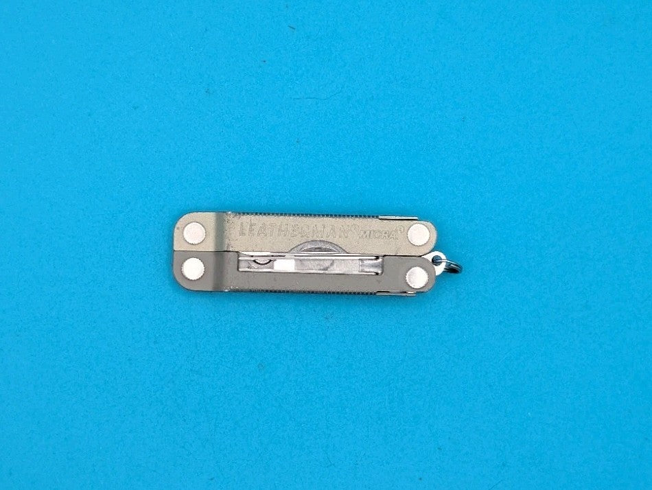 Leatherman Micra Multi-Tool, Knife, Scissors, Key Ring, Winter Fog!