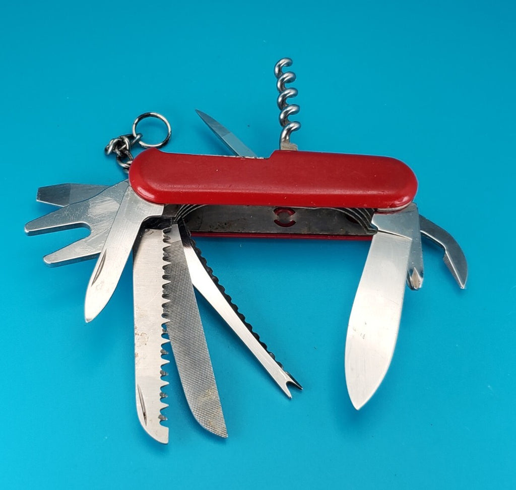 Wenger Seafarer Red Swiss Army Knife Multi Tool! 85mm
