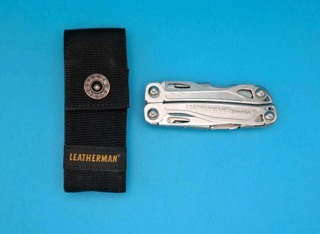 Leatherman Sidekick Multi-Tool, Knife, Pliers, Saw, Stainless! With Sheath!