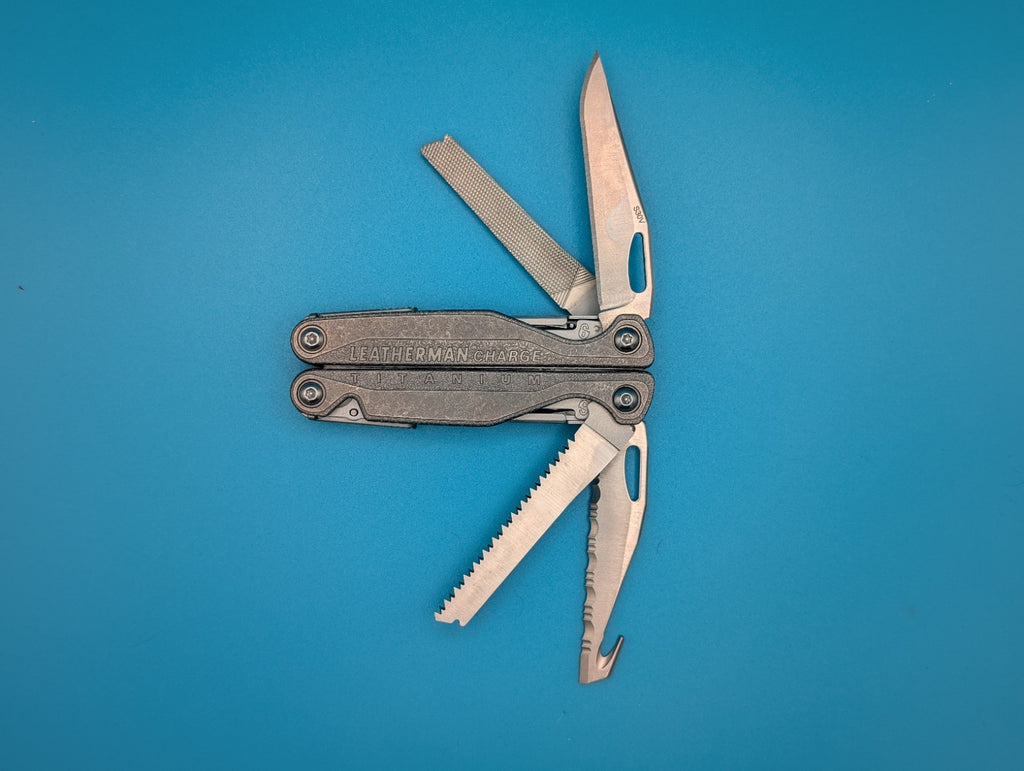 Retired New Leatherman Charge+ TTi Titanium Multi-Tool S30V Nylon Sheath