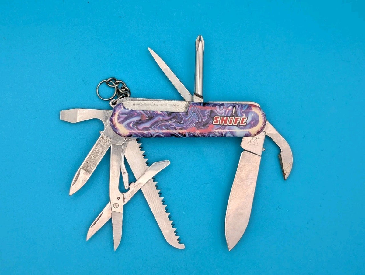 Wenger Handyman Swiss Army Knife Multi Tool! Multi Colored Snife!