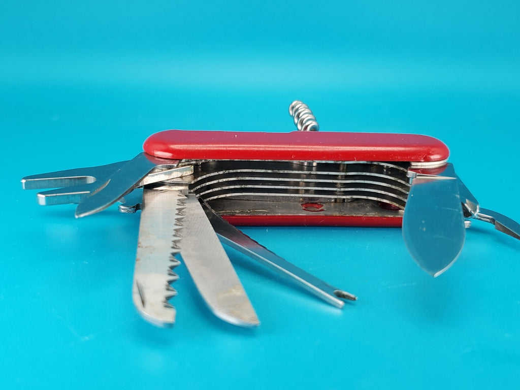 Wenger Seafarer Red Swiss Army Knife Multi Tool! 85mm