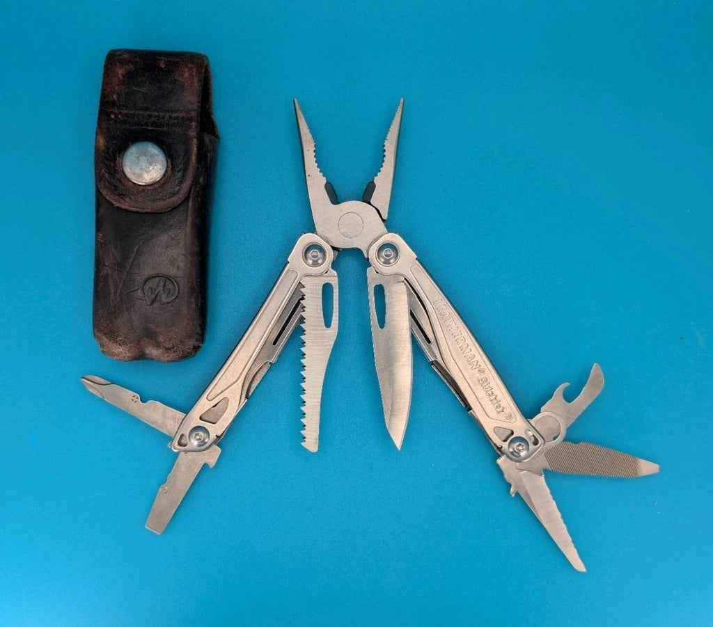 Leatherman Sidekick Multi-Tool, Knife, Pliers, Saw, Stainless! With Sheath!