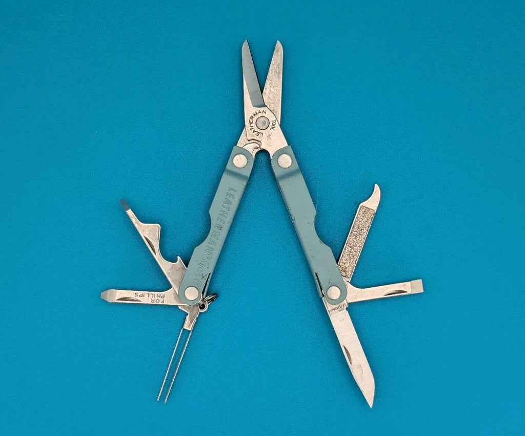Leatherman Micra Multi-Tool Knife Scissors Key Ring! MIXED COLORS! LOT OF 5!