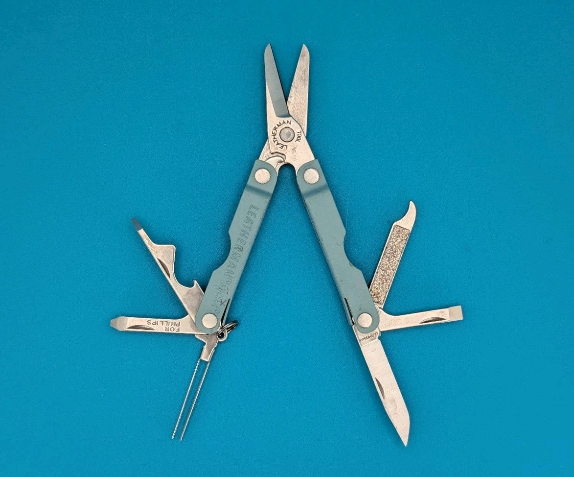 Leatherman Micra Multi-Tool Knife Scissors Key Ring! MIXED COLORS! LOT OF 5!