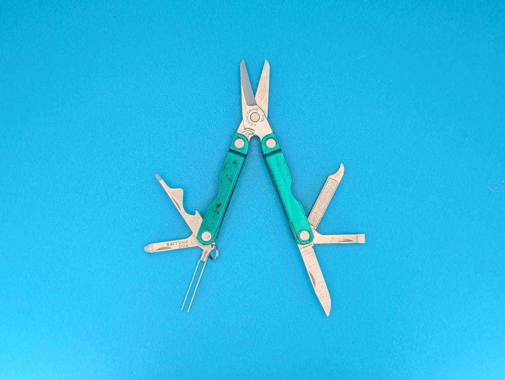 Leatherman Micra Multi-Tool Knife Scissors Key Ring! MIXED COLORS! LOT OF 5!