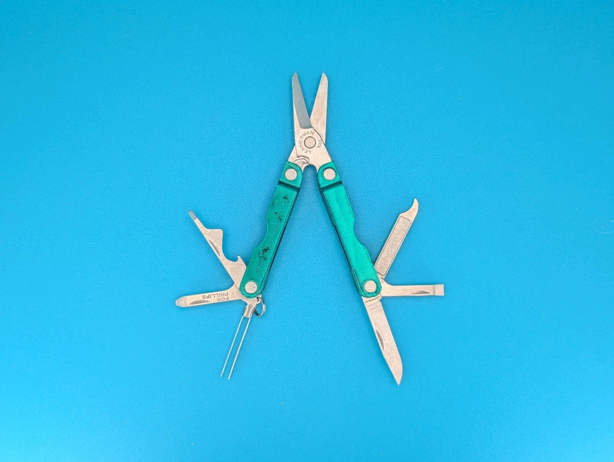 Leatherman Micra Multi-Tool Knife Scissors Key Ring! MIXED COLORS! LOT OF 5!