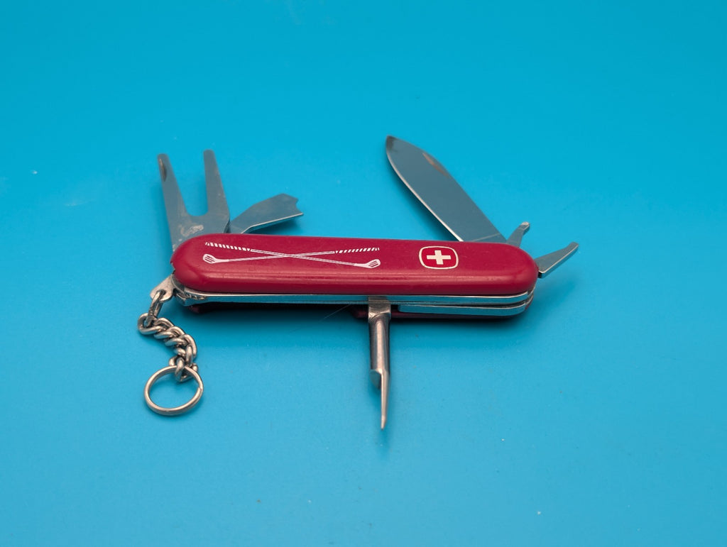 Vintage Wenger Golf Pro Swiss Army Knife Multi Tool!
