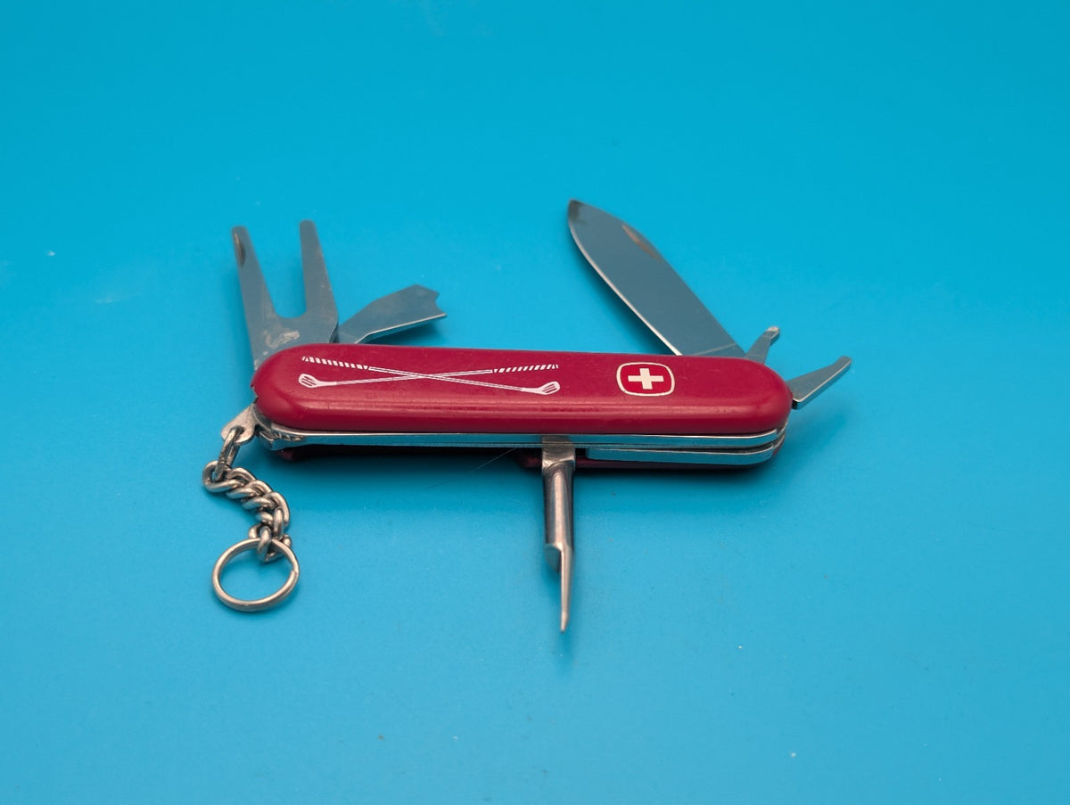 Vintage Wenger Golf Pro Swiss Army Knife Multi Tool!