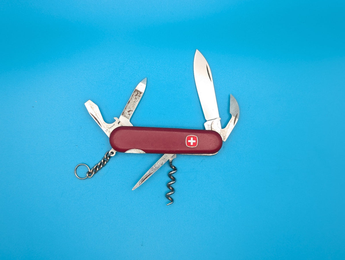 Wenger Commander Red Swiss Army Knife Multi Tool!