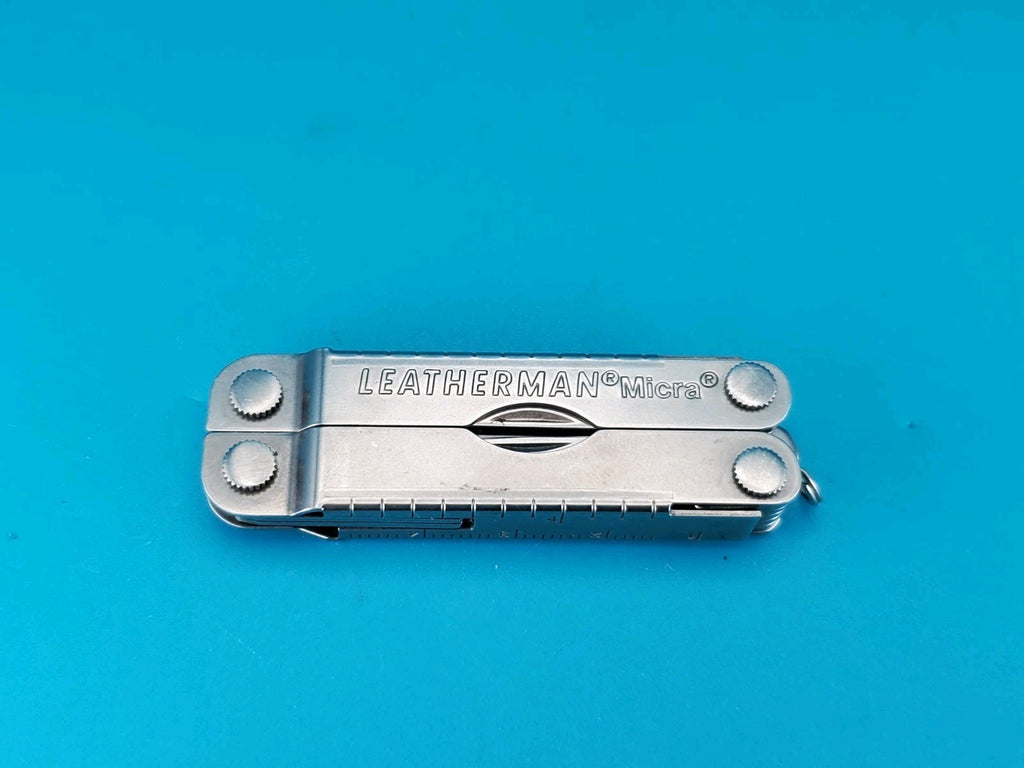 Leatherman Micra Multi-Tool, Knife, Scissors, Key Ring, Stainless!