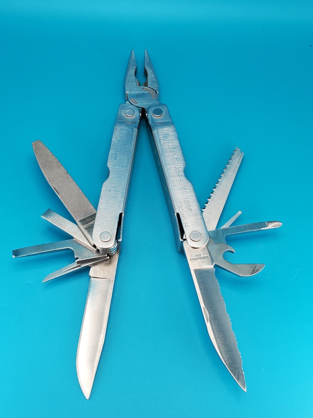 LEATHERMAN Super TOOL Multi Function Tool PLIERS, Stainless! 01/98 DATE