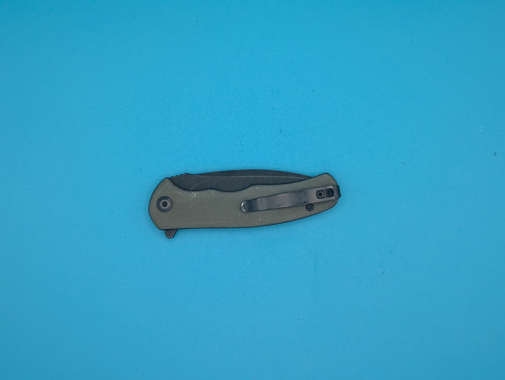 Civivi Mini Praxis Liner Lock Folding Knife 3" D2 Steel Blade Green G10 Handle