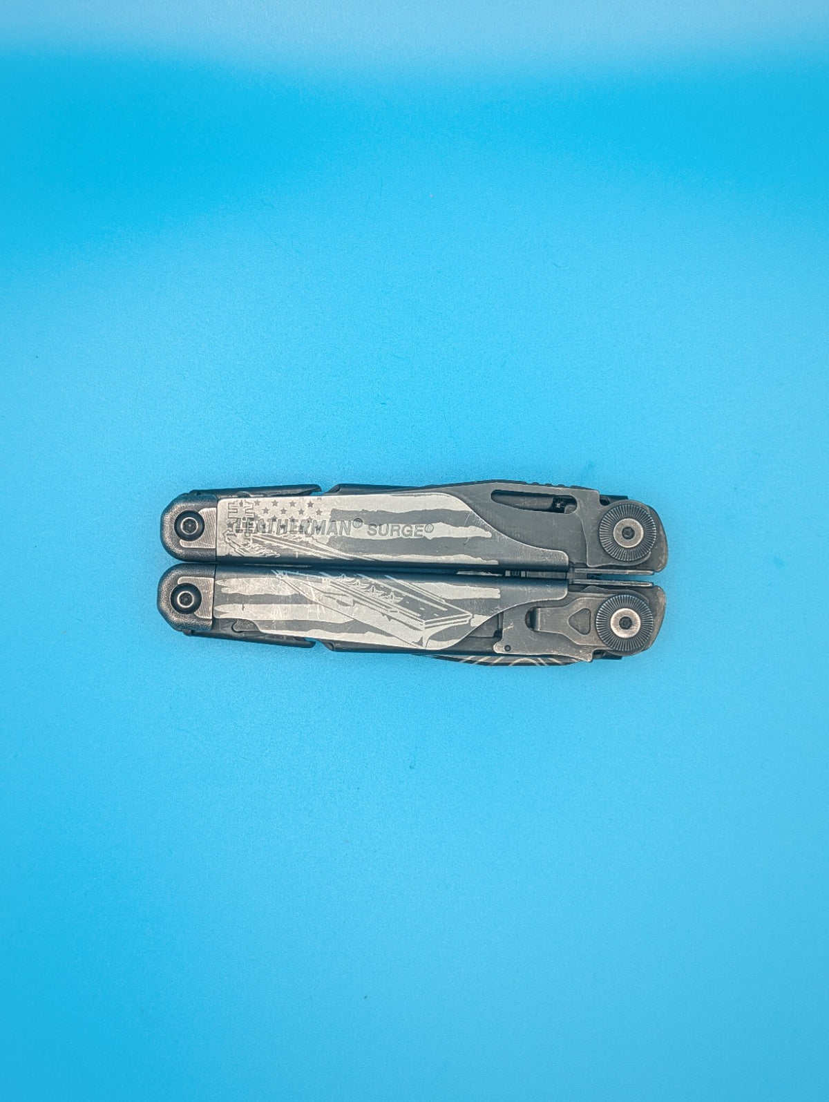 Leatherman Surge Heavy Duty Multi-Tool! GOOD WORKING CONDITION! BLACK OXIDE!