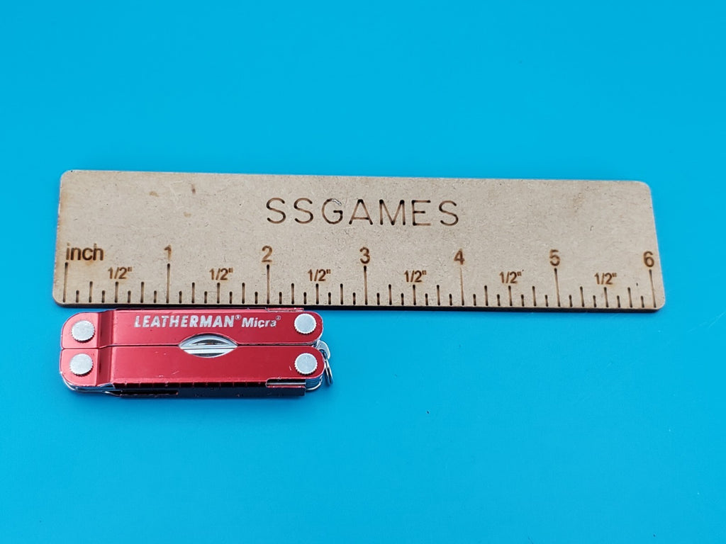 Leatherman Micra Multi-Tool, Knife, Scissors, Key Ring, Red!
