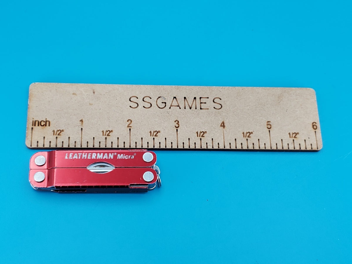 Leatherman Micra Multi-Tool, Knife, Scissors, Key Ring, Red!