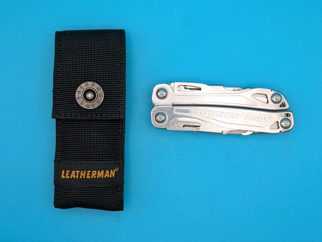 Leatherman Sidekick Multi-Tool, Knife, Pliers, Saw, Stainless! With Sheath!