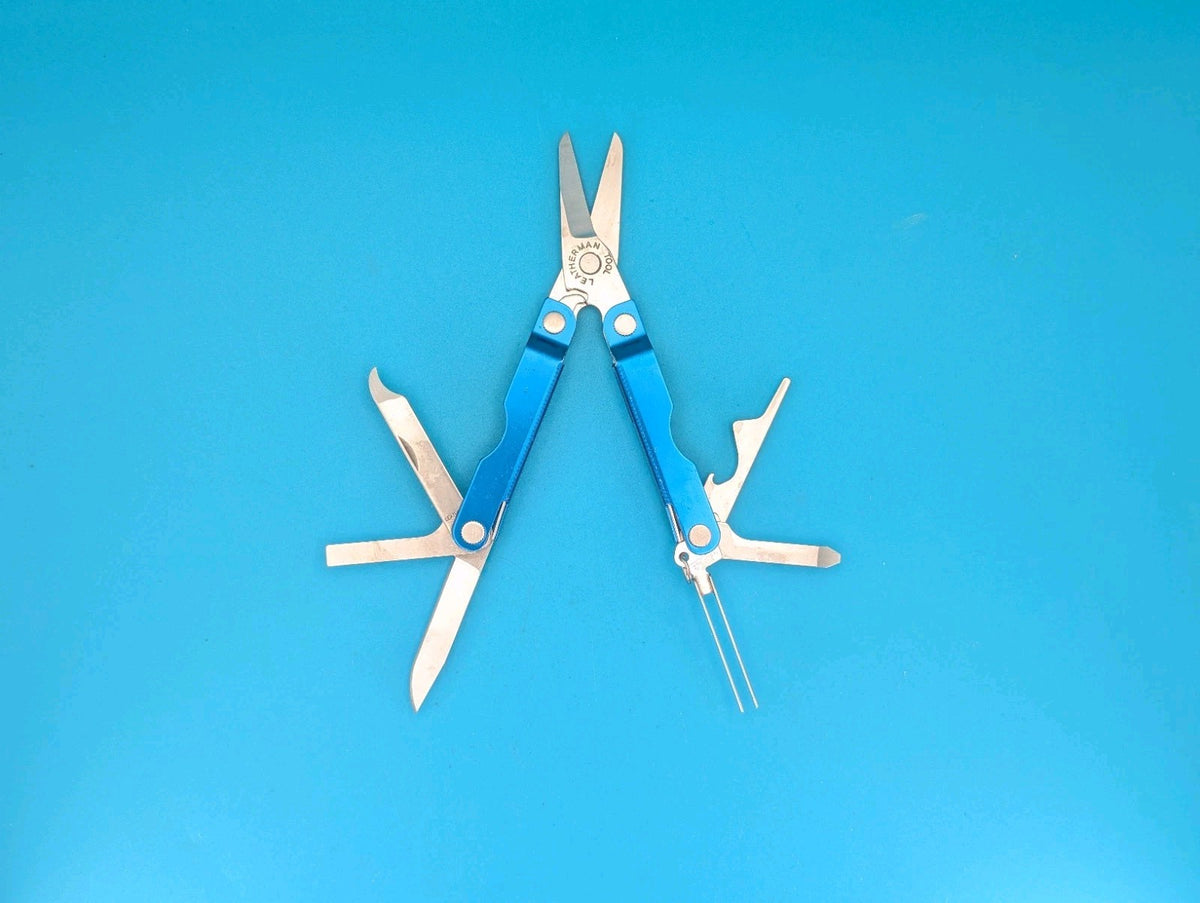 Leatherman Micra Multi-Tool Knife Scissors Key Ring! MIXED COLORS! LOT OF 5!