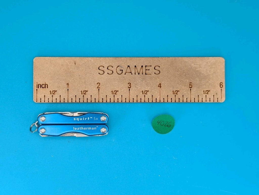 Leatherman Squirt S4 Multi-Tool, Key Ring, Retired, BLUE!