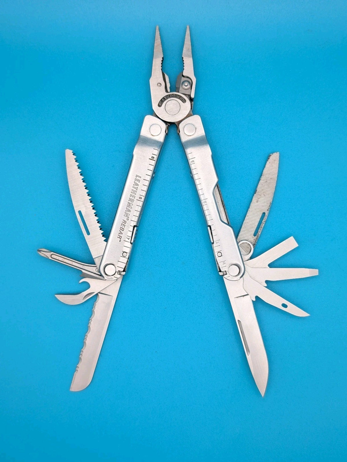 Leatherman Rebar Knife Multi-Tool! Stainless! USED
