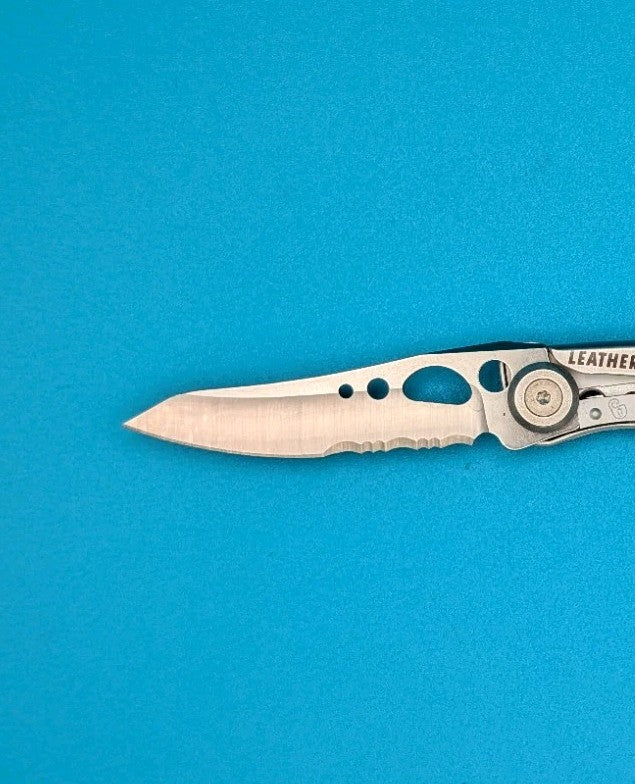 Leatherman Skeletool KBX Pocket Knife w/ Bottle Opener, SILVER!