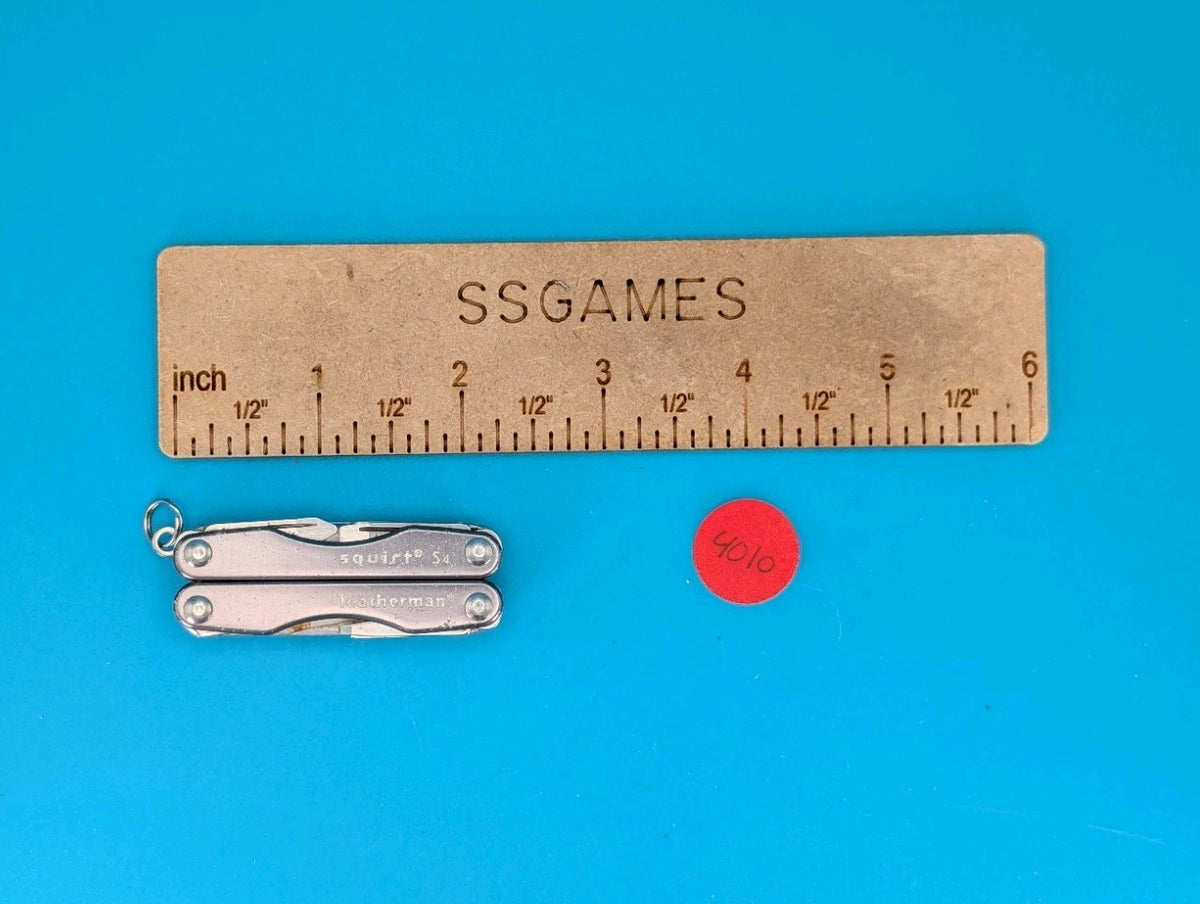 Leatherman Squirt S4 Multi-Tool, Key Ring, Retired, GRAY!