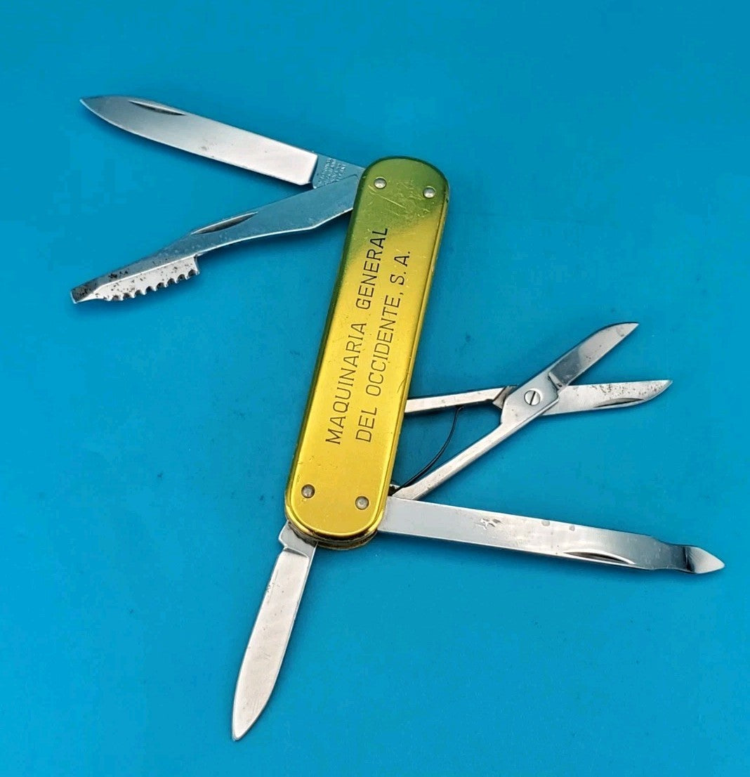 Victorinox Gold Alox Executive Swiss Army Knife, RED! FREE SHIPPING! RETIRED!