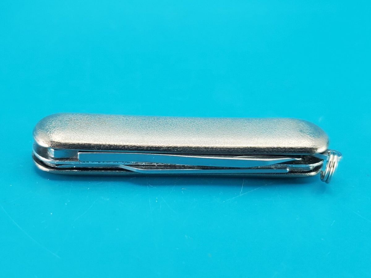 Wenger Brushed Stainless Steel PocketTech Swiss Army Knife Multi Tool! RARE!