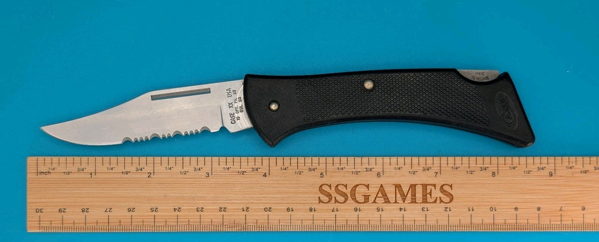 Vintage Case XX 59L SS Hammerhead Mako Shark Tooth Style Lockback Knife! 1993