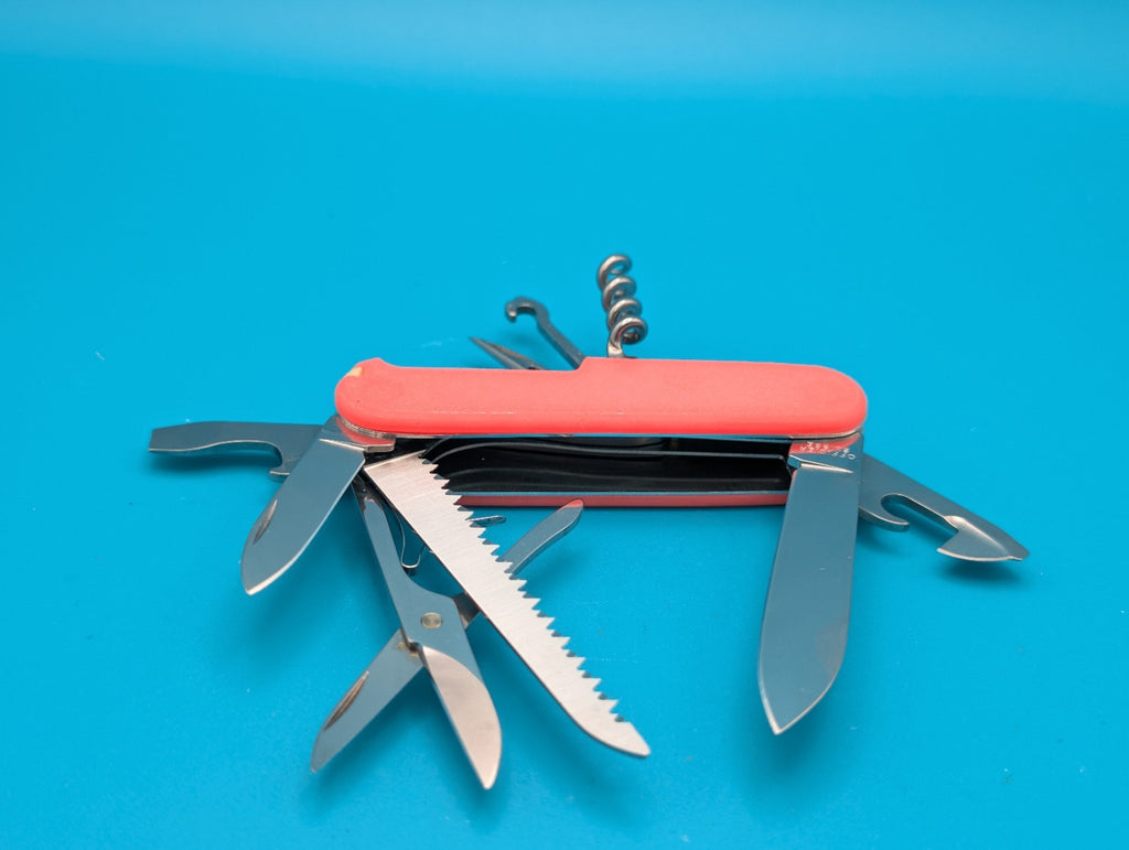 Custom Victorinox Huntsman Glow in the Dark Swiss Army Knife Multi Tool!