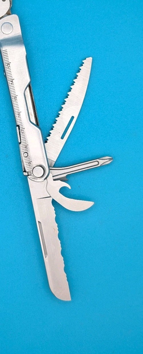 Leatherman Rebar Knife Multi-Tool! Stainless! USED