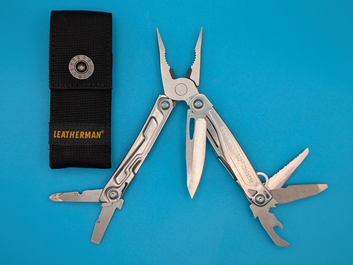Leatherman Bolster 13 Tool Stainless Steel Multi-Tool! With Sheath! *AD&C*