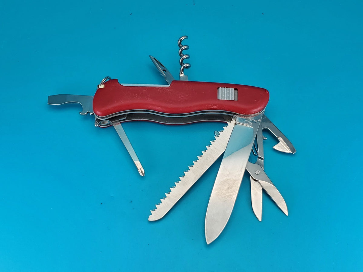 Victorinox Outrider Red Swiss Army Knife Multi Tool! Original Slide Lock! *CODY*