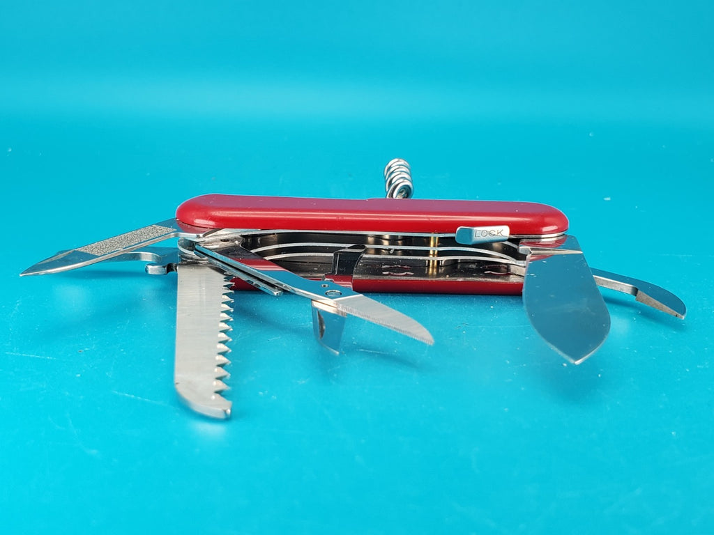 Wenger Security 17 Swiss Army Knife Multi Tool with Locking Blade!
