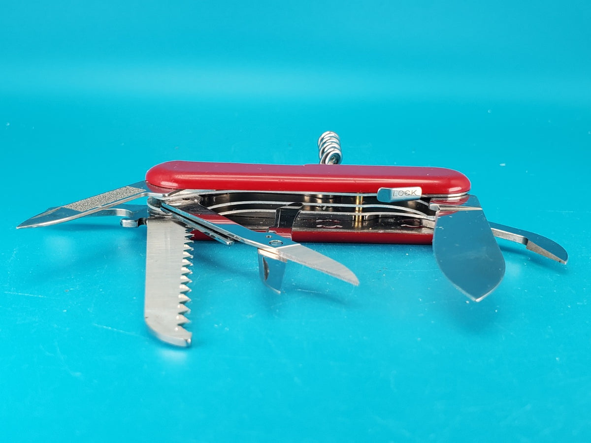 Wenger Security 17 Swiss Army Knife Multi Tool with Locking Blade!