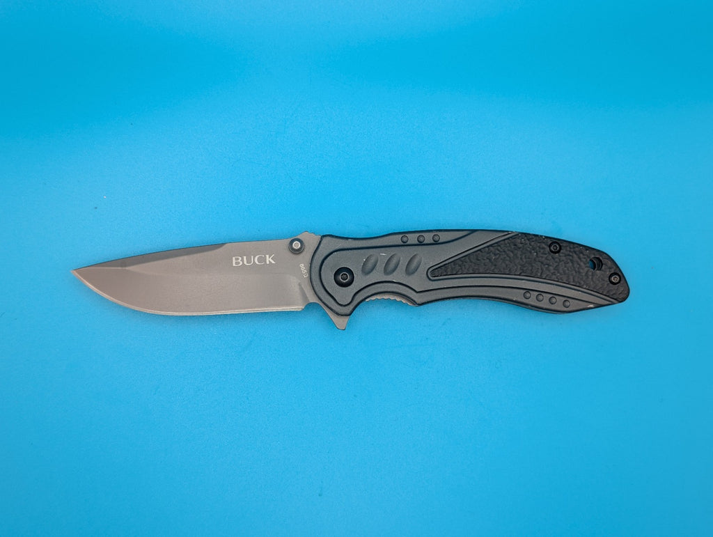 Buck Trigger 865 Liner Lock Folding Flipper Pocket Knife Aluminum - Discontinued