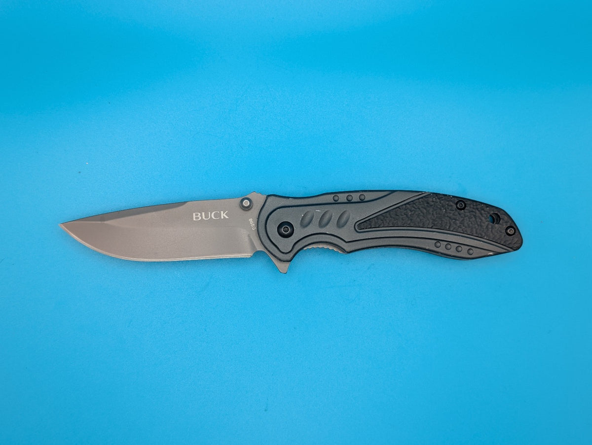 Buck Trigger 865 Liner Lock Folding Flipper Pocket Knife Aluminum - Discontinued
