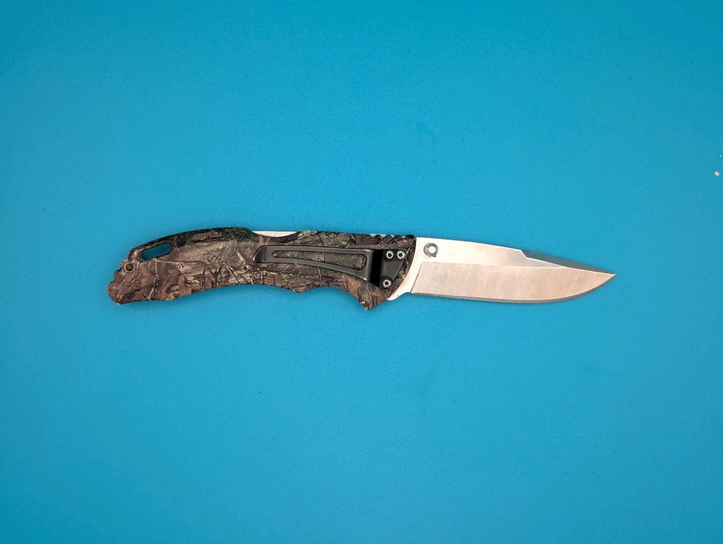 Buck USA FOREST CAMO 286 Lockback Plain Edge Folding Pocket Knife!