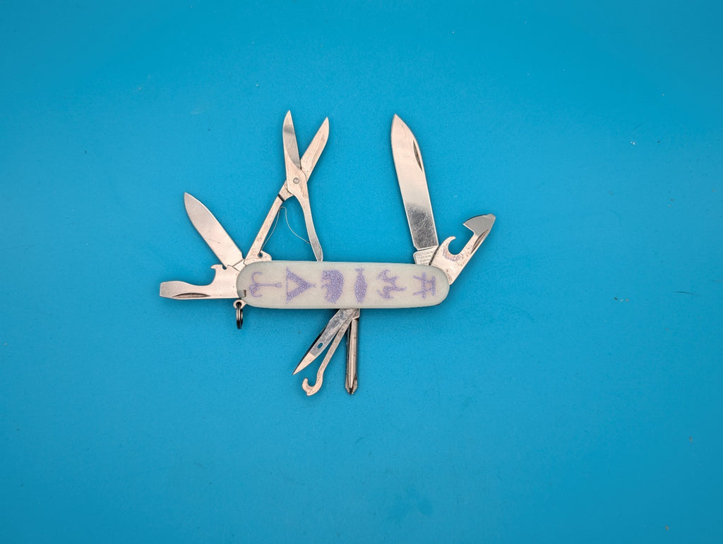Victorinox Super Tinker Swiss Army Knife! Custom Glow in the Dark!
